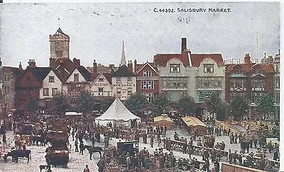 Postcard - Salisbury Market Wiltshire Posted  • £2.50