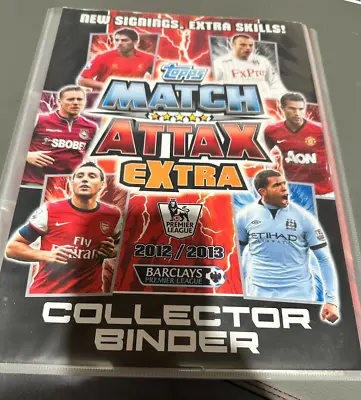 £10 • Buy 12-13 Topps Match Attax Trading Cards Binder With 81 Cards - No Dupes