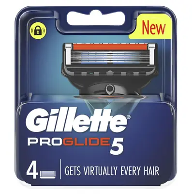 $12.95 • Buy Gillette PROGLIDE 5 Razor Blades -  4 Pack Made In Germany  New Improved Design