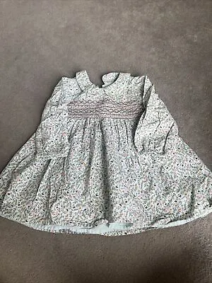 £0.99 • Buy Matalan Girls Dress - 12-18 Months - Long Sleeved - Button Up - Lined