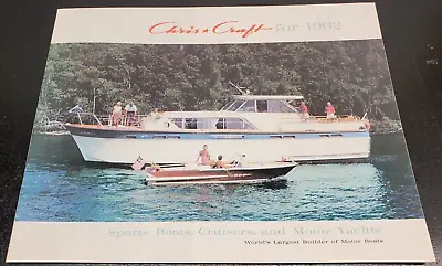 1962 Chris*Craft Motor Boat Catalog - Sport Boats Cruisers And Motor Yachts • $29.75