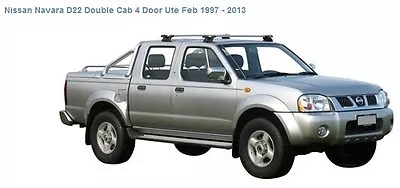 Whispbar Roof Racks For Nissan Navara D22 Double Cab 4 Door Ute Feb 1997 - 2015 • $350