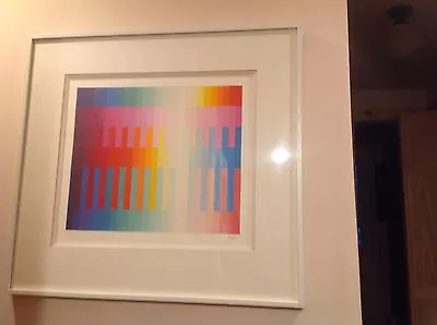 Yaacov Agam From The Magic Rainbow II Series Signed & Numbered Serigraph  • $3499