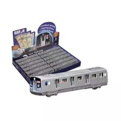 Diecast Pullbacks TM703 Mta Pullback Subway Car 12 Piece Display • $133.19