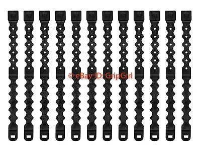 12 Pack/Lot Tactical Tailor Fight Light Long Black MALICE Clips MOLLE Kydex OTW • $119.95
