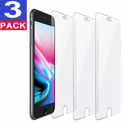 3 PACK For IPhone 13 12 11 Pro Max XR XS 8 Plus Tempered GLASS Screen Protector • $2.98