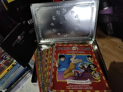 Jackie Chan Adventures Metal Box Volumes 1-17 + Cards In Case • £12