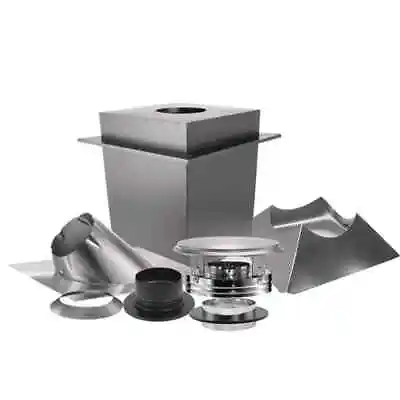 DuraVent 6DP-KTUP 6 Inch Up Through The Ceiling Chimney Kit New • $339.99