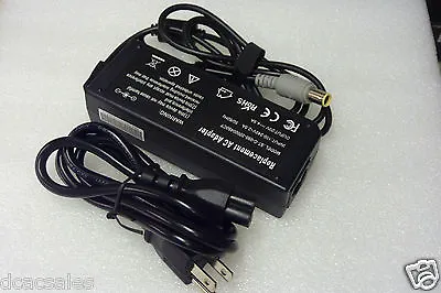 $16.99 • Buy AC Adapter Power Cord Battery Charger 90W IBM Lenovo Thinkpad  X200 Tablet X201