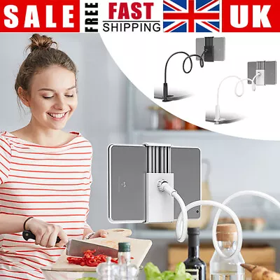 £7.99 • Buy 360 Gooseneck Table Bed Clamp Stand Holder Mount For IPad Tablet Flexible Arm UK