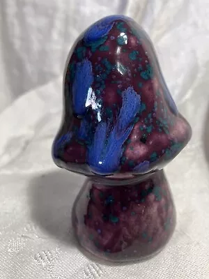 Ceramic Purple Glazed Mushroom  • $7.99