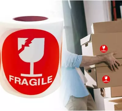 Fragile Shipping Stickers Handle With Care Do Not Drop Shipping Warning Labels F • $18.74