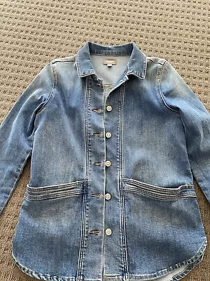 Sussan Denim Shirt / Jacket 6-10 Cotton Stretchy  • $20