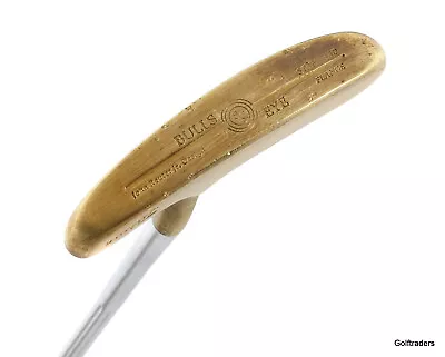 Titleist SC Bullseye Standard Flange Brass Putter 35  Steel K2869 • $189.05