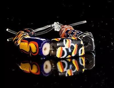 Venetian Millefiori African Trade Beads 7 Beads 0515C • $40.43