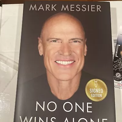 Mark Messier Ny Rangers   Autographed No One Wins Alone Signed Jsa Authenticated • $79.99