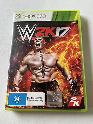 WWE 2K17 Microsoft Xbox 360 2016 Complete With Manual PAL • $16.99