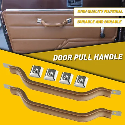 2x Interior-Door Handle Pull For Strap Jeep CJ5/CJ7/CJ8 YJ Wrangler 55009801K EP • $20.89