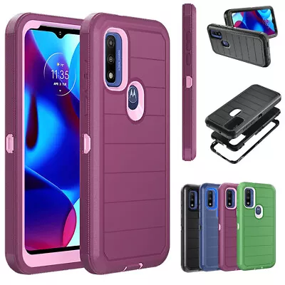 For Motorola Moto G Play 2023 Shockproof Rugged Case Cover /Tempered Glass • $8.95