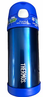 Thermos FUNtainer Vacuum Insulated Thermos Bottle For Kids 12 Oz (BLUE) - NEW • $16.97
