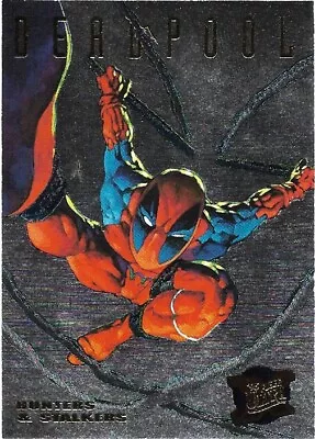 DEADPOOL - Marvel Hunters And Stalkers 1994 - Limited Edition 3/9 - SILVER • $2.99