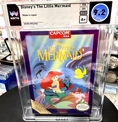 Disney's Little Mermaid NES Super New Sealed VGA WATA CGC Nintendo CAPCOM SNES • $2595