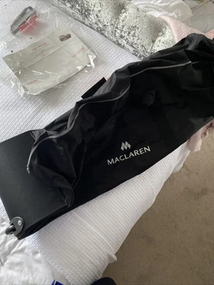 £24 • Buy Maclaren Single Buggy Travel Bag Black With Wheels Unused Immaculate