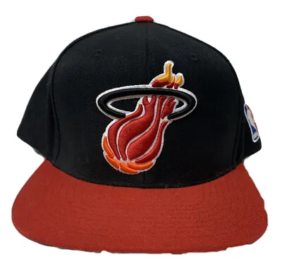 Vintage Miami Heat NBA Basketball SnapBack Baseball Style Mitchell & Ness Hat • $29.99