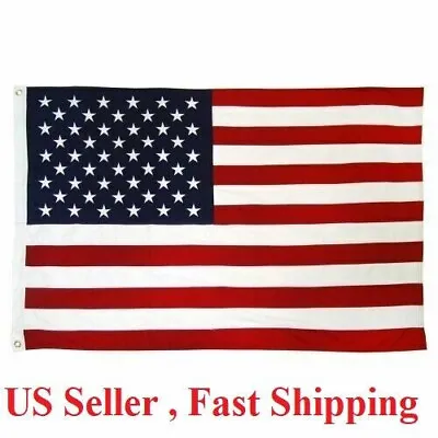 3x5 Ft American Flag W/ Grommets - United States Flag - US Flag - USA America. • $4.29