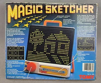 Magic Sketcher Tomy 1086 Magic Blackboard Ball Blow Vacuum New Vintage • £40.90