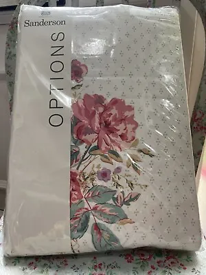 £39.99 • Buy New Sanderson Roseanna Curtains 66 X 72 “ Rose Floral