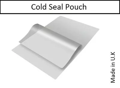 100 Pack Self Adhesive Cold Seal Laminating Pouches Business & Id Card - 66x98mm • £29.95