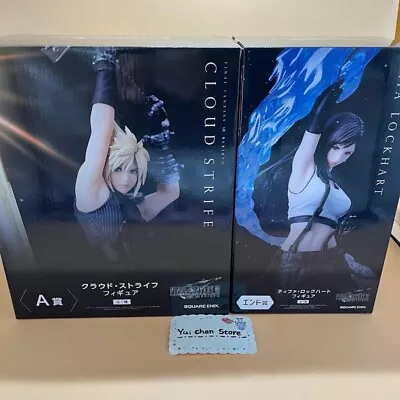 Final Fantasy VII FF7 Rebirth Kuji Tifa & Cloud Figure Set A &End SQUARE ENIX • £210.04