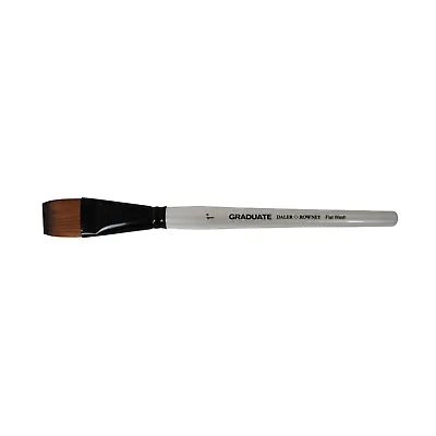 Daler Rowney Graduate Watercolour Flat Synthetic Paint Brush 1  • £5.95