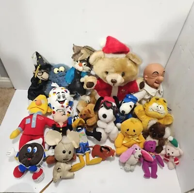 Vintage Random Stuffed Animals Plush Lot Of 21 Mr Magoo Dairy Queen Garfield • $49.99