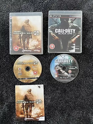 Call Of Duty Black Ops And Call Of Duty Modern Warfare 2 PS3 Games Bundle • £4.99