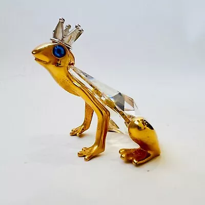 Swarovski Rare Crystal Trimlite Strass Giftware 3  Frog Prince • $80