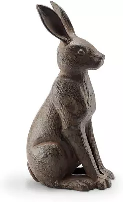 Good Listener Cast Iron Rabbit Sculpture • $93.28