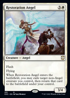 X1 Restoration Angel R MTG Commander: Kaldheim M/NM English • $0.99