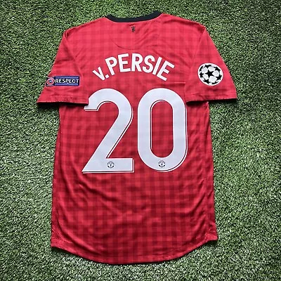 2012 2013 Manchester United Van Persie Jersey Shirt Kit Red Home Small Nike UCL • $110.38
