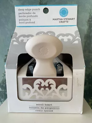 Martha Stewart Large Scroll Heart Deep Edge Border Craft Punch Valentines Love • $14.99