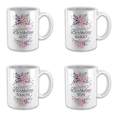 £7.99 • Buy Floral Happy 30th Birthday (Relative)  ..Novelty Gift Mug