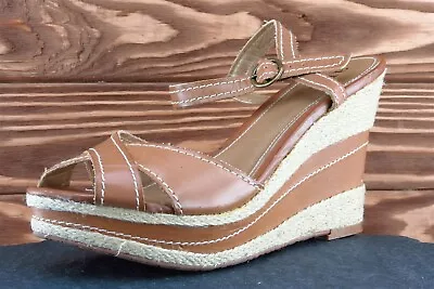 A.n.a. Women Sz 9 M Brown Platform Synthetic Shoes 0236118 • $16.50