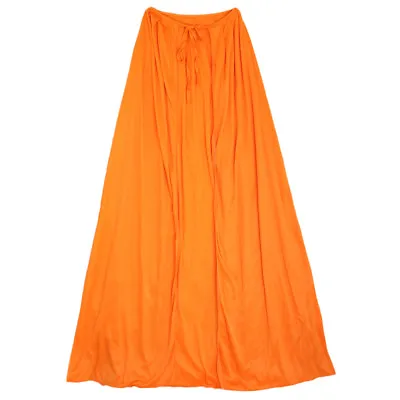 39  Orange Cape ~ HALLOWEEN SUPERHERO RENAISSANCE MEDIEVAL COSPLAY COSTUME • $11.95