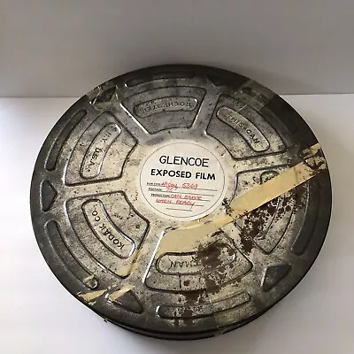 Vintage EASTMAN KODAK  Metal Film Reel Canister Tin Large Movie Reel Tin • $29.99