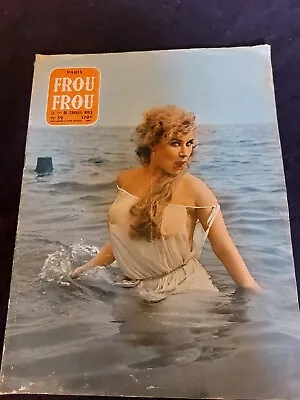 Paris Frou-Frou Magazine No. 59 Vintage French Erotica Joan Collins 1950s • £12.50