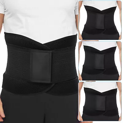 Waist Support Belt Breathable Back Support Belt With Lumbar Pad Soft FlsmD • £17.29