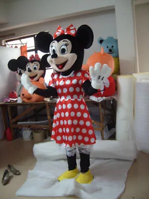 HOT Adult Suit Size MICKEY MOUSE AND MINNIE MOUSE Mascot Costume New • $71.10