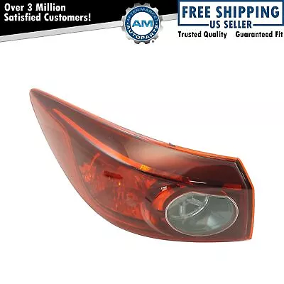 Left Outer Tail Light Taillamp Assembly Driver Side For 2014-2018 Mazda 3 • $55.69