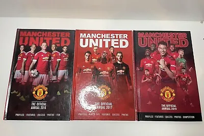 Manchester United Oficial Annual 2016 - 2017 - 2019 • £11.99
